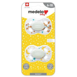 MEDELA baby Schnuller Night&Night Duo unisex 6-18M